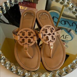 Tory Burch Brown Leather Sandals size 8M